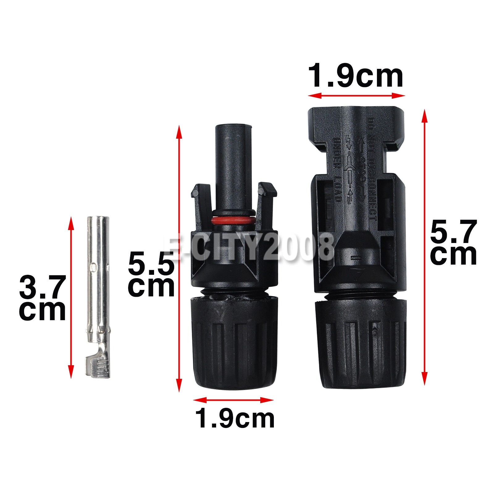 10 Pairs Solar Panel For MC4 1000V 30A UV Resistant IP67 Male Female Connector