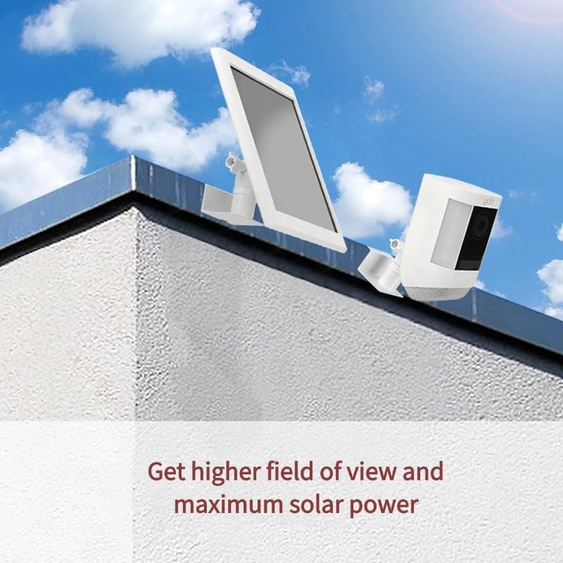 Gutter Mount for Ring, Arlo, Reolink Solar Panels, Universal Weatherproof Alumin