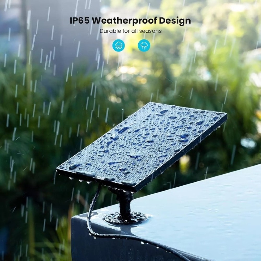 ieGeek Solar Charger for Wireless Security Cameras TYPE-C Port, Plug & Play