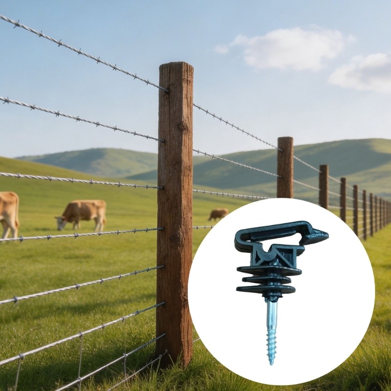 Farm Rope Guide Piece with Screw-In Post Mount Design Daily Use