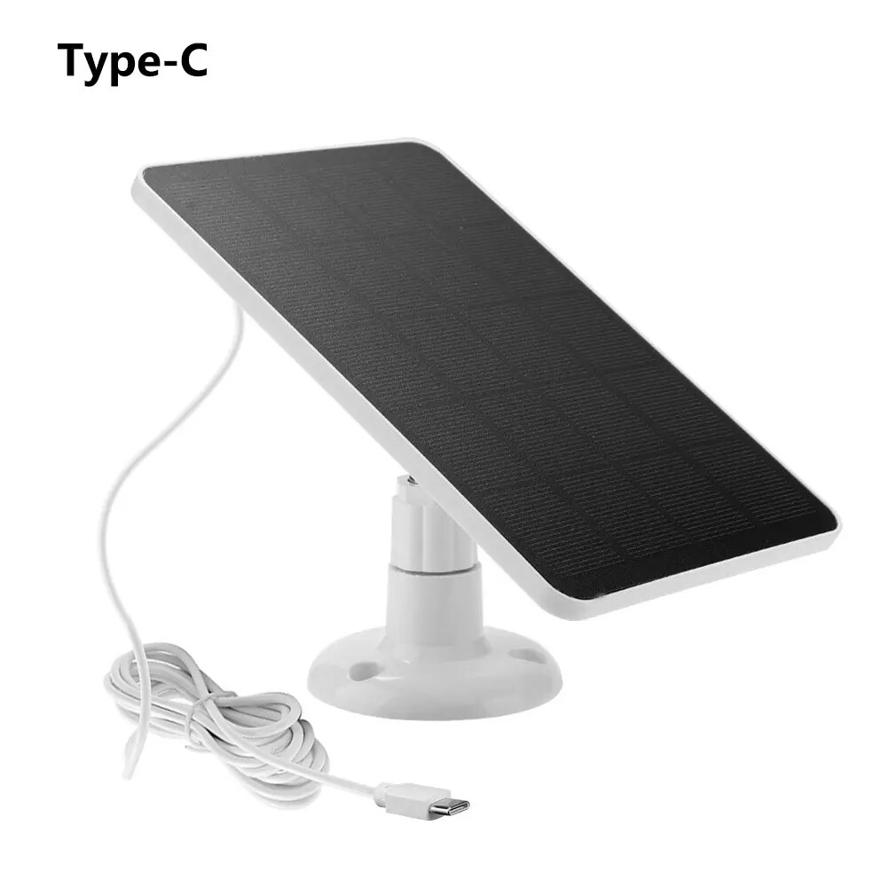 Solar Panel Micro USB Type C Outdoor DC Waterproof Solar Cells Charger Solar Pan