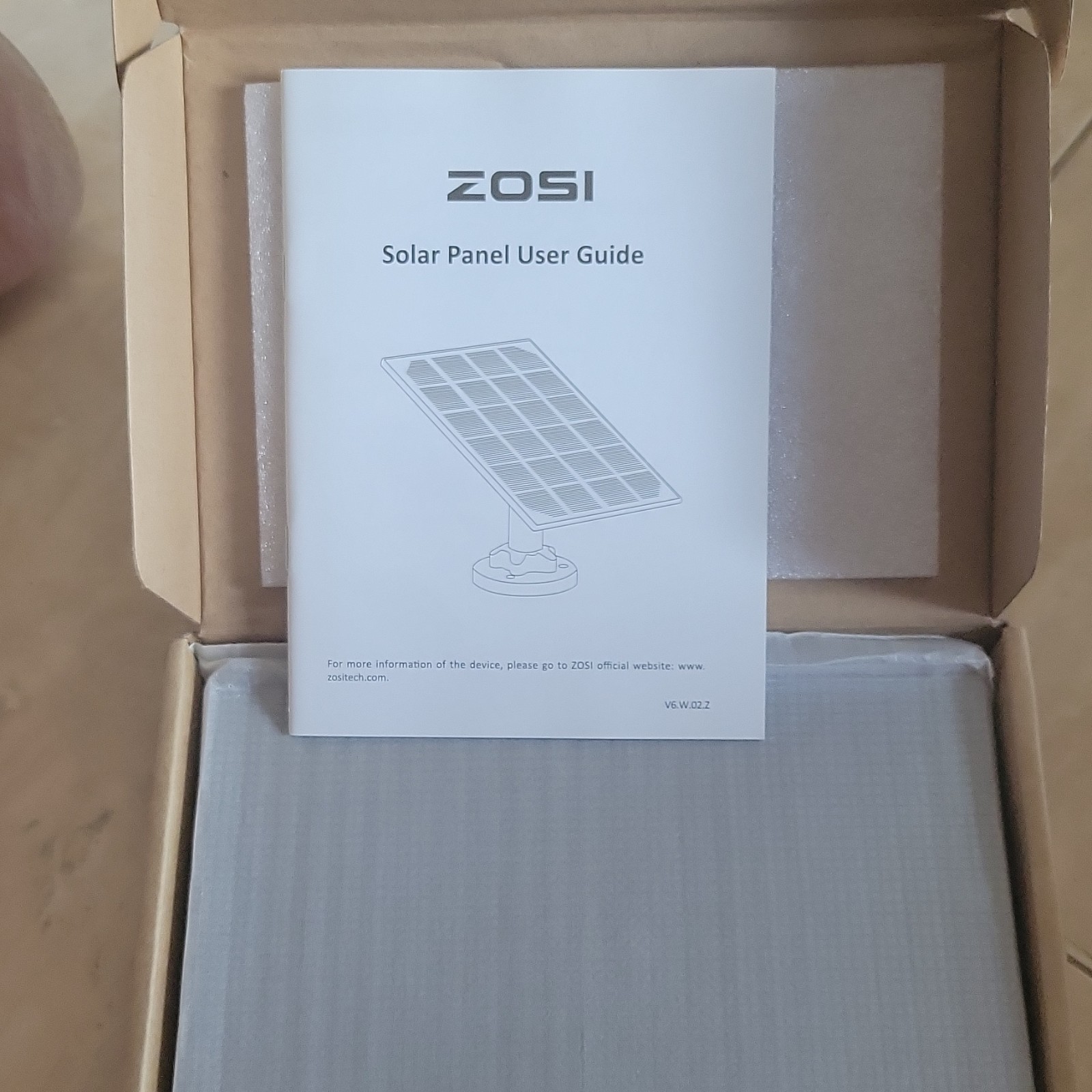 ZOSI 5V DC Solar Panel Non-Stop Charging for Security Camera Waterproof
