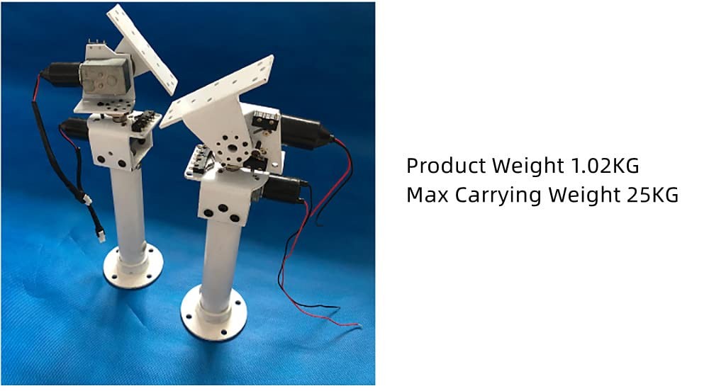 DC Dual-axis Gimbal For Solar Tracking Monitor Large Load High Torque X/ Y-axis