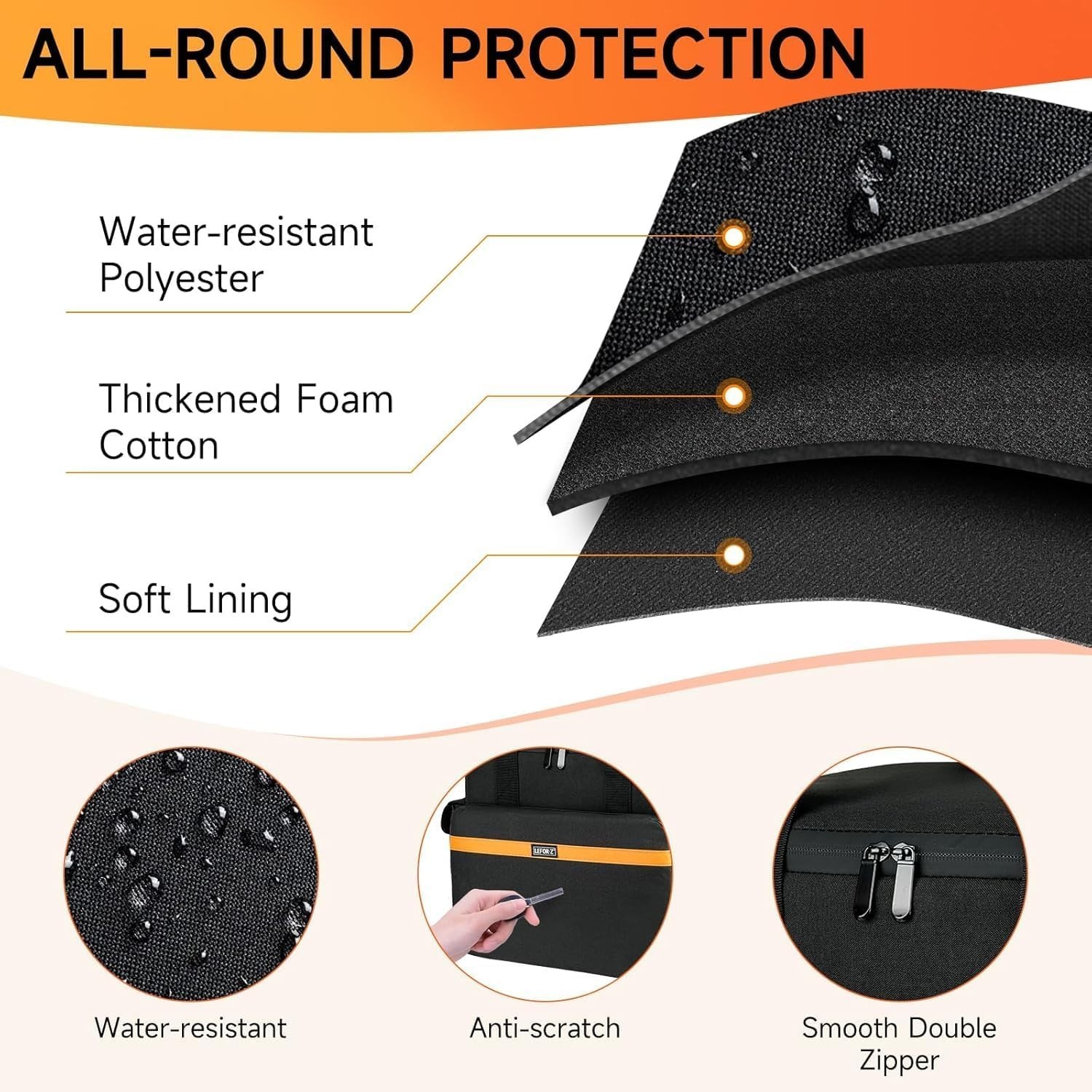 Compact Carry Bag for Jackery Explorer Series & GOLABS with 8 Functional Pockets