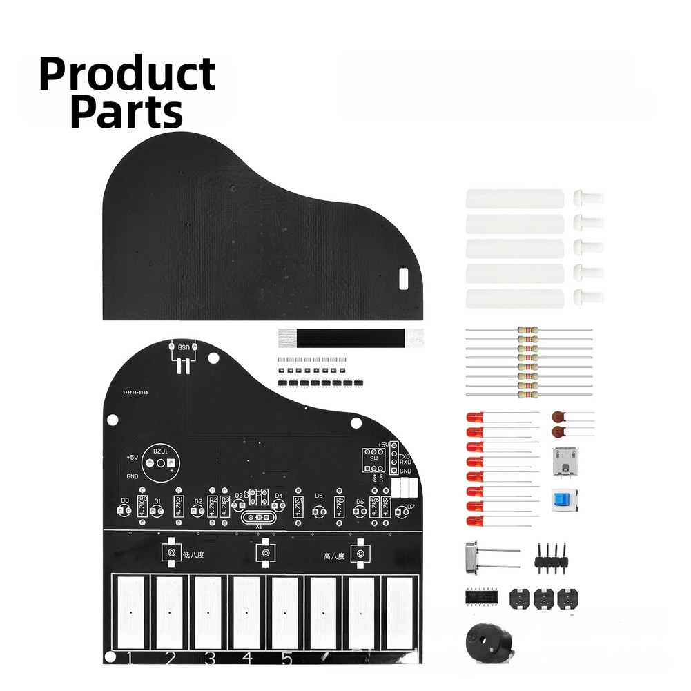 STEM Learning Kit Electronic Piano for Soldering and Circuit Board Projects