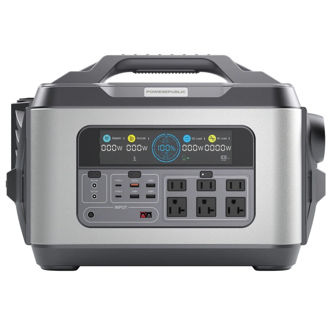 Portable Power Station 2200 Wh Solar Generator Home use,Outdoor Camping