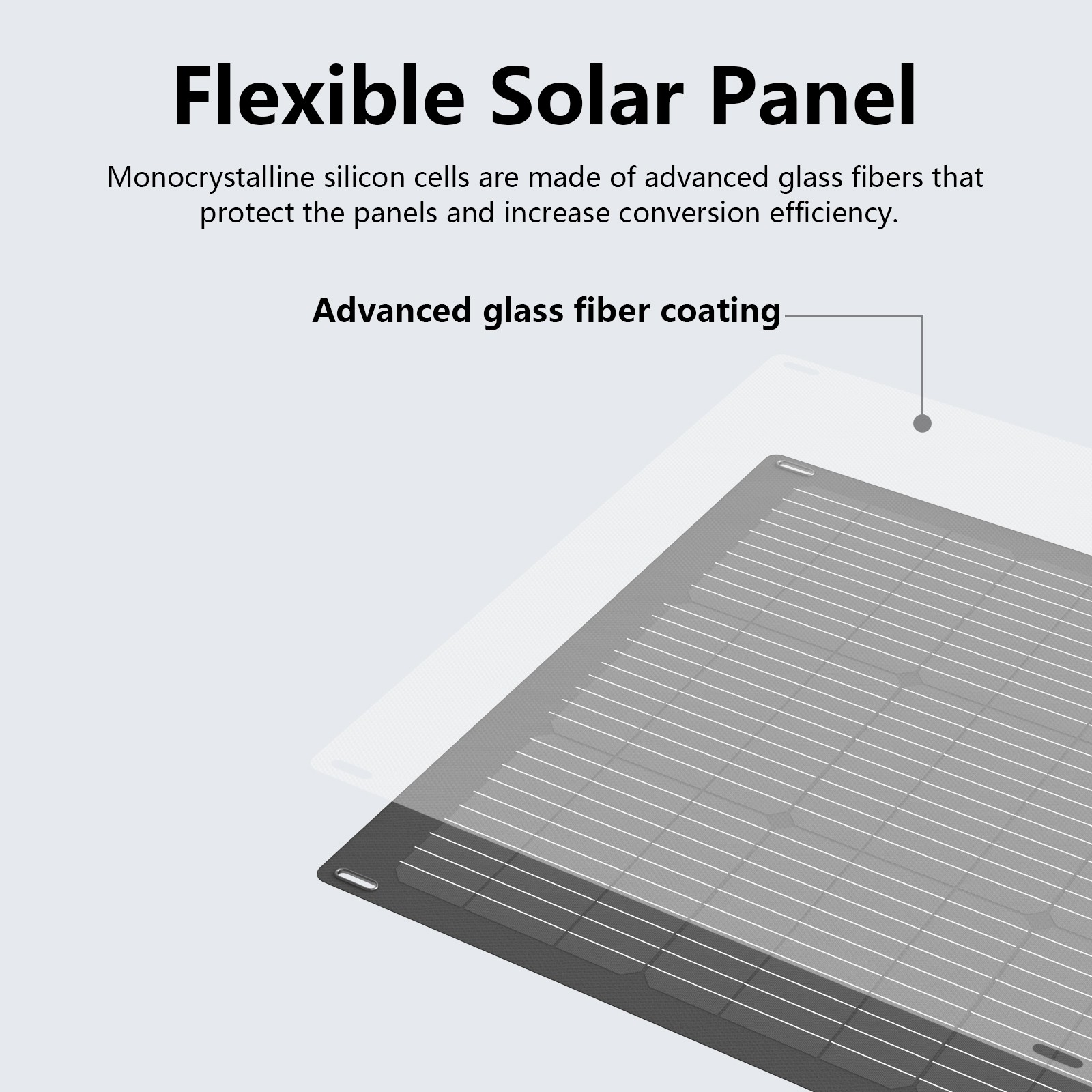 MHPOWOS Flexible Solar Panel 100W 24V Ultra Thin Lightweight for RV Camper Van