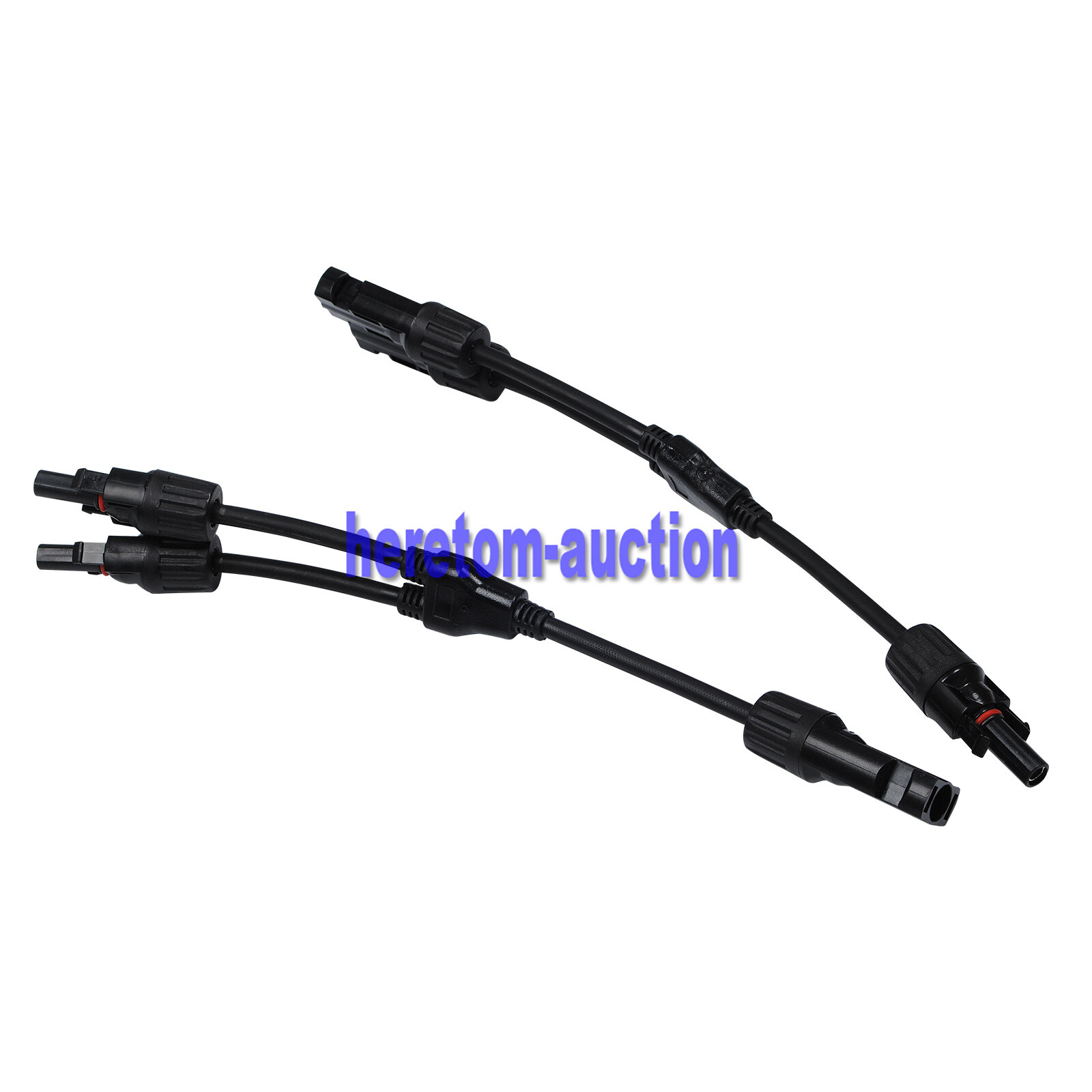Solar Panel Y Branch Cable Connection Waterproof Adapter Connector Extension
