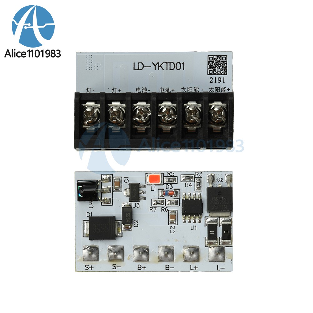 DC3-24V LED Automatic Solar Light Driver Control Board Solar Charging Controller