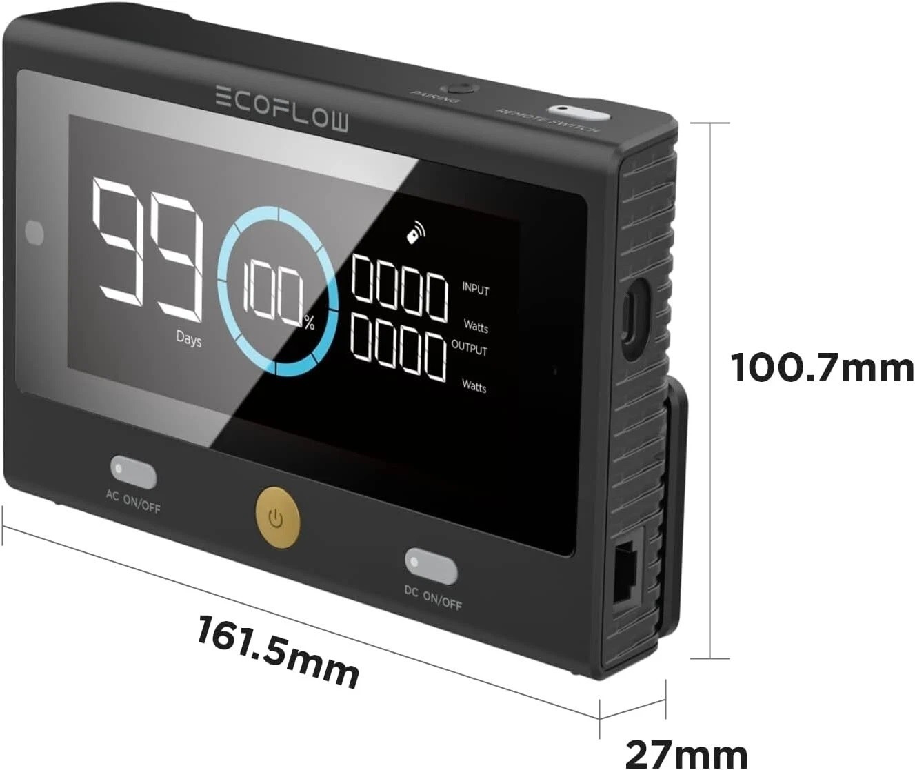 EcoFlow DELTA Pro Remote Control To Monitor with Bluetooth for Power Station