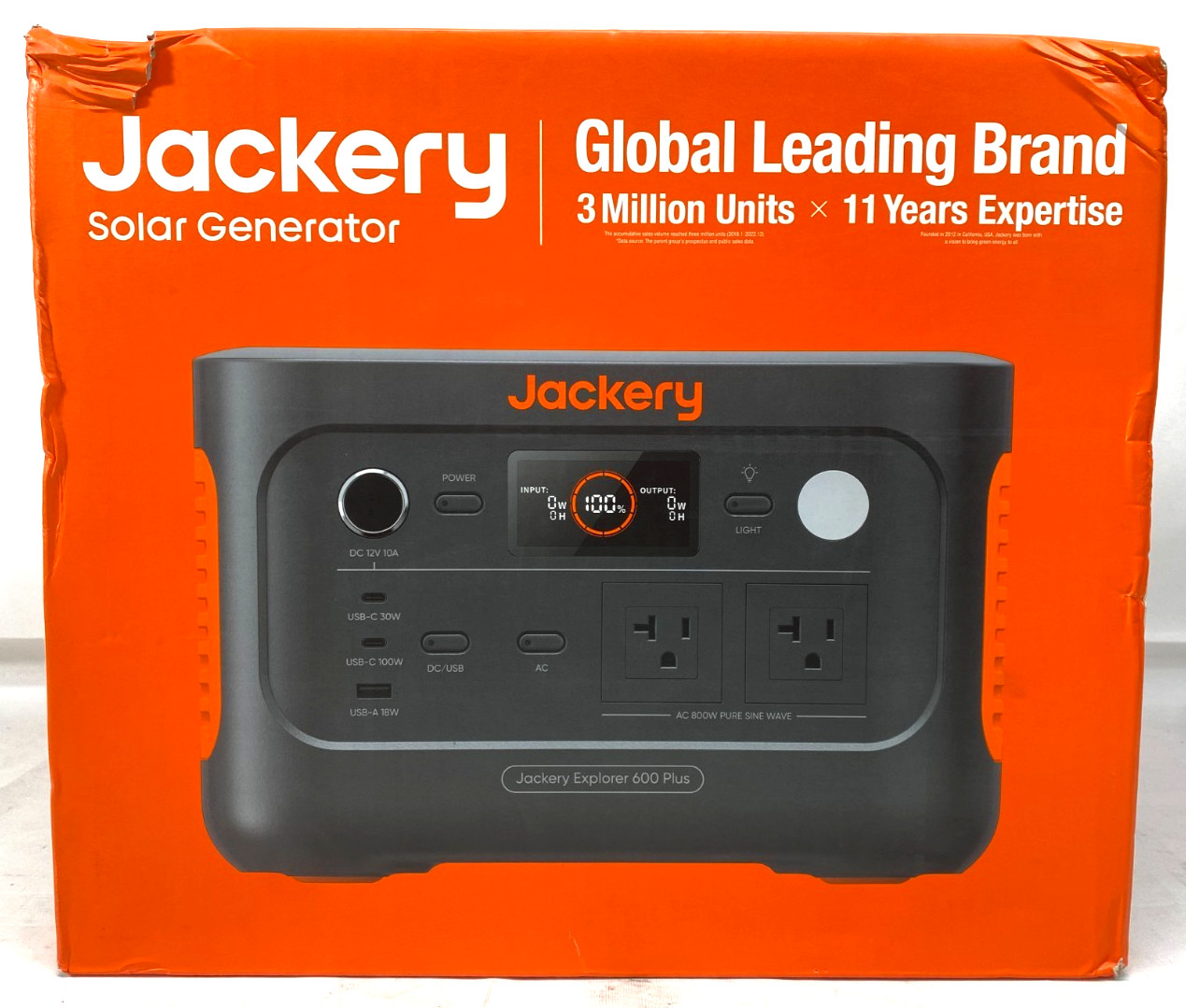 Jackery Power Station Explorer 600 Plus Portable Solar Power Station – NEW
