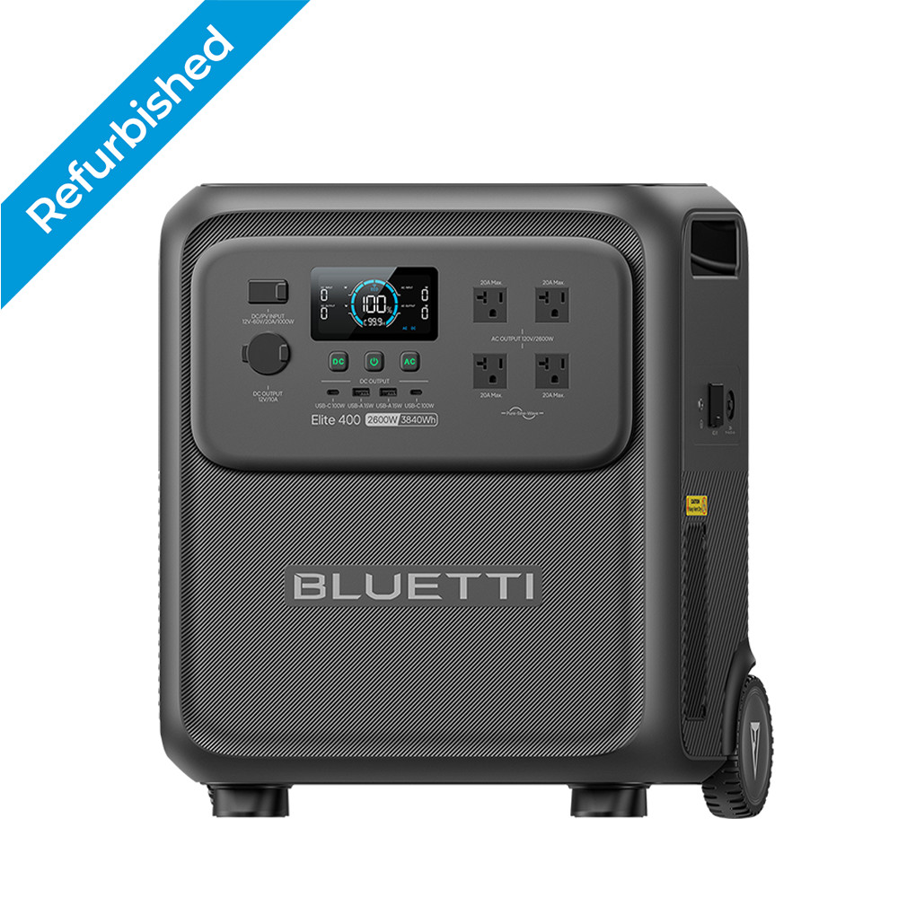 BLUETTI Elite 400 3840Wh Portable Power Station LFP for Home Backup Refurbished