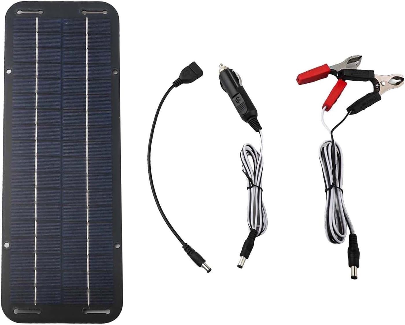 Durable 12V Solar Charger with Safety Features – Perfect for Outdoor Adventures