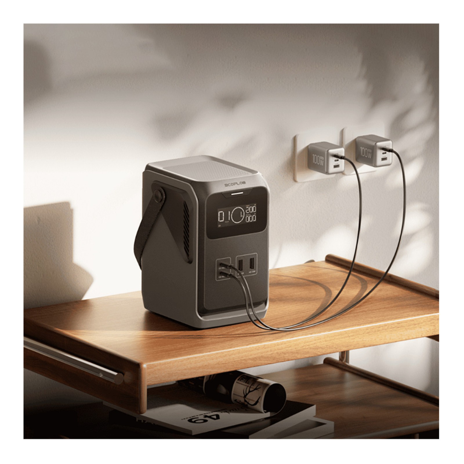 EF ECOFLOW TRAIL 200 DC Portable Power Station 30W USB C Charger