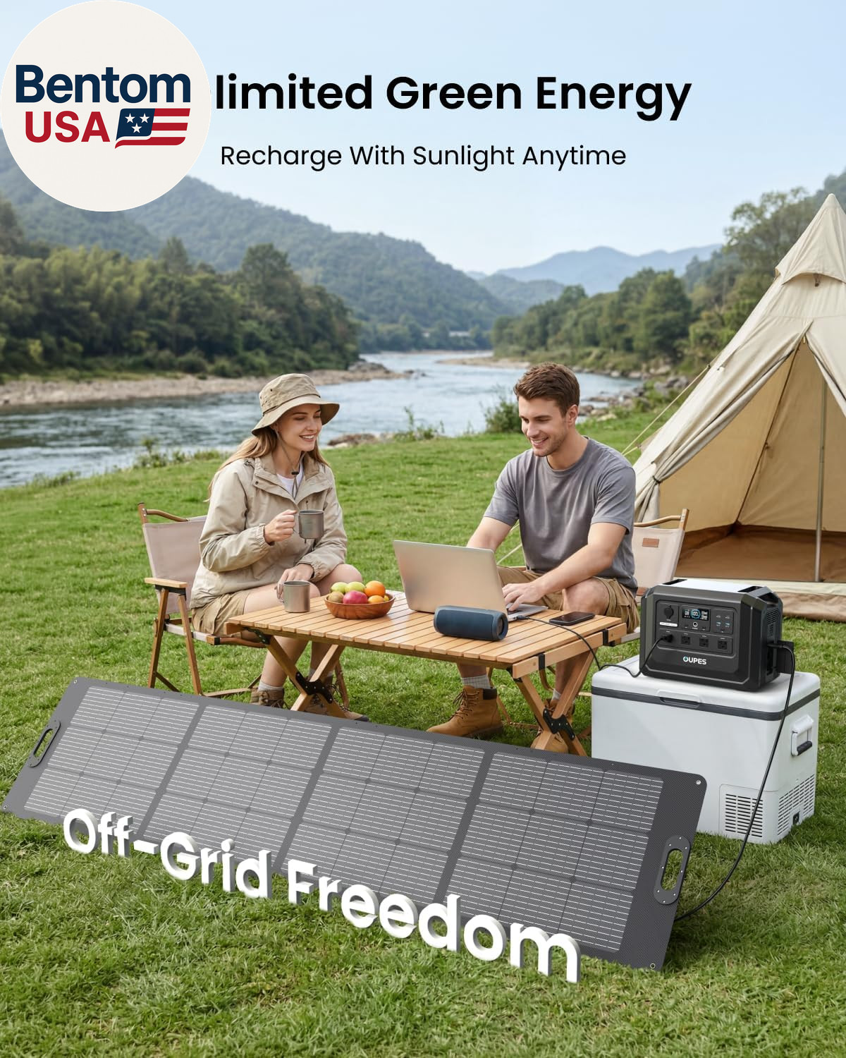 Mega 1 Lite Portable Power Station 1024Wh, 2000W AC Outlets (4500W Peak), Lifepo