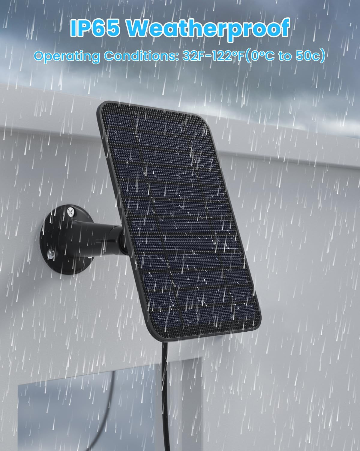 5W Solar Panel Compatible with Blink Outdoor 4(4Th Gen)/2K+ Camera, Solar Panel
