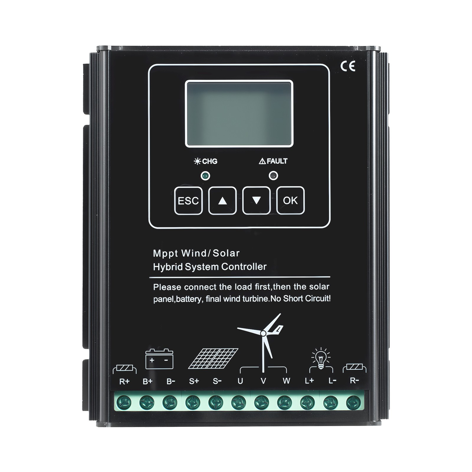Uimoso12V 400W Solar and Wind Energy Kit with2x100WSolar Panels and 200W Turbine