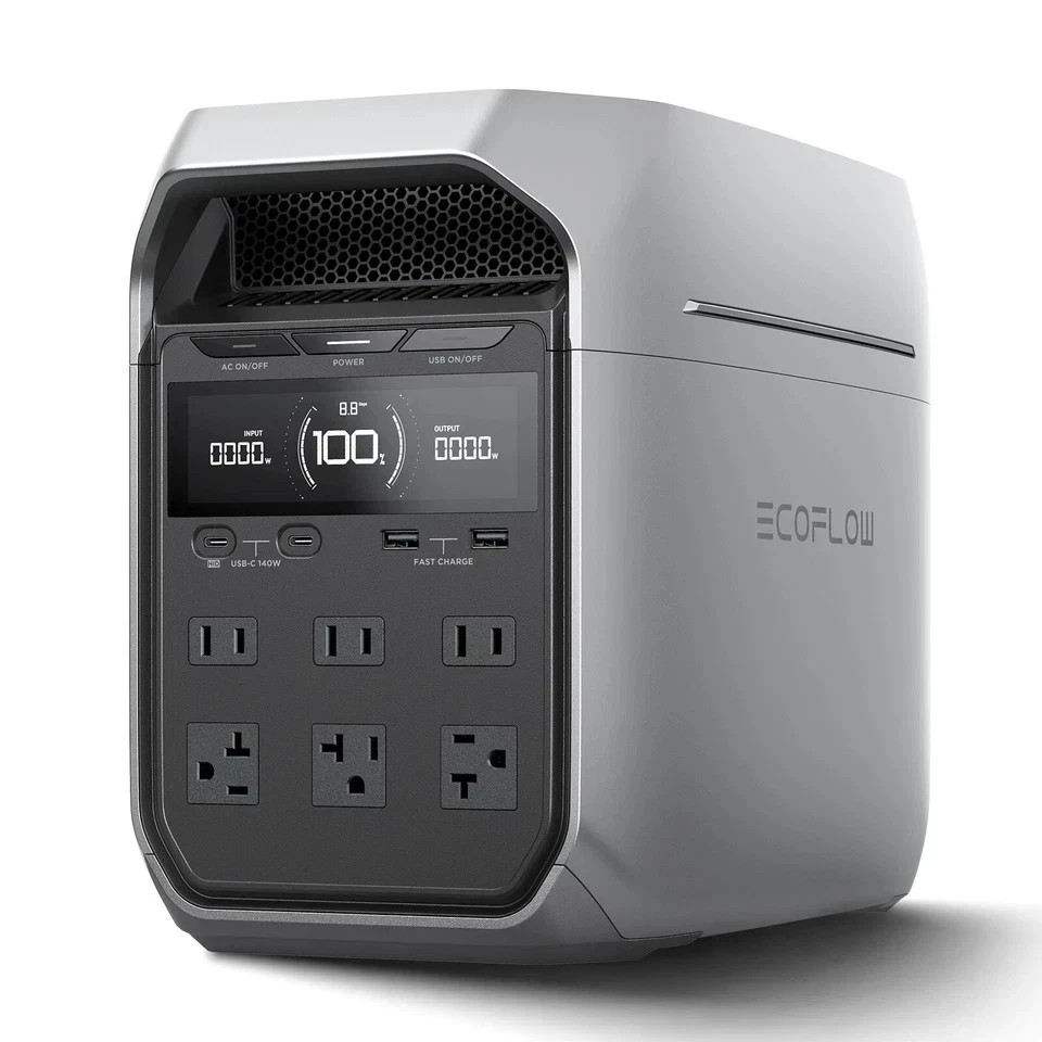 EcoFlow 1024Wh DELTA 3 Classic 1800W Portable Power Station for Home Backup