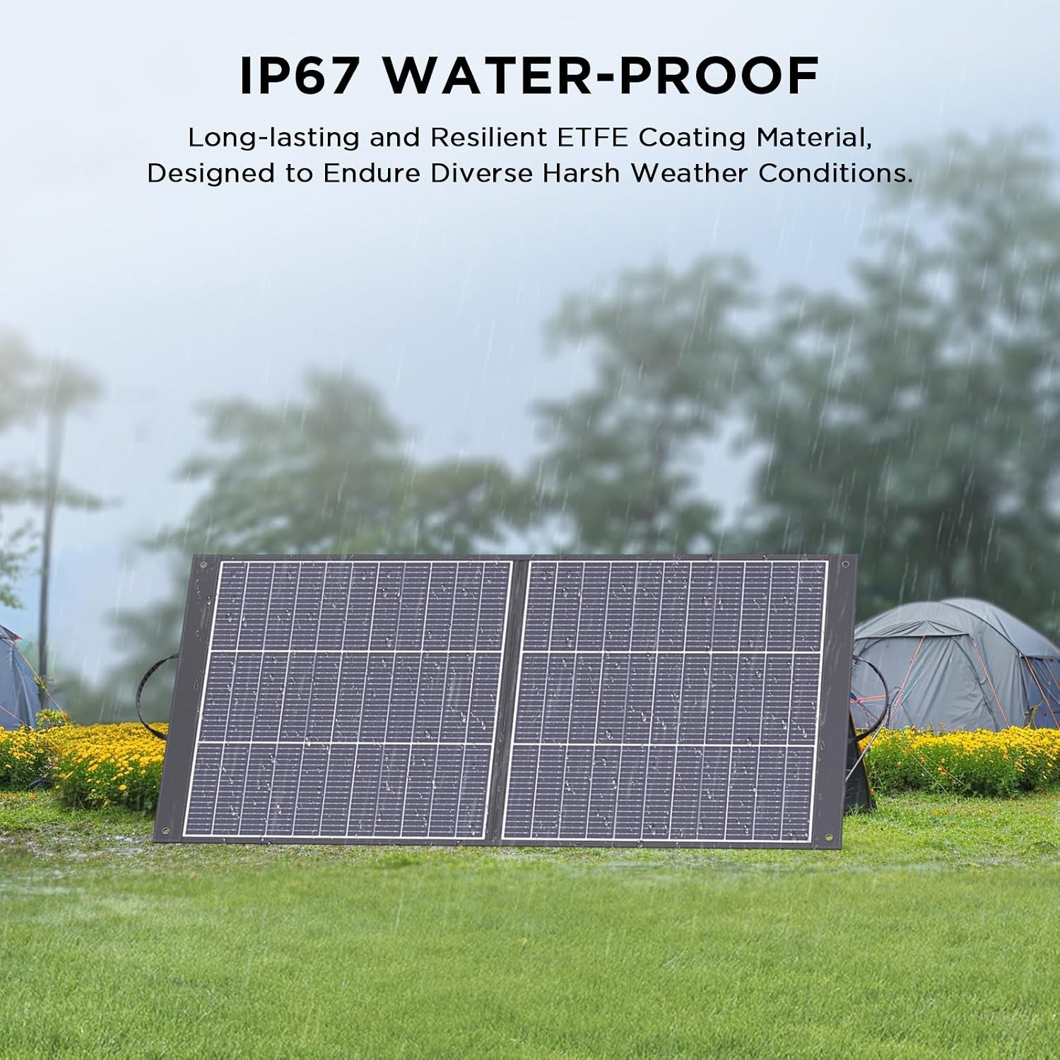 ZOUPW 100W Foldable Solar Panel 25% Efficient Jackery