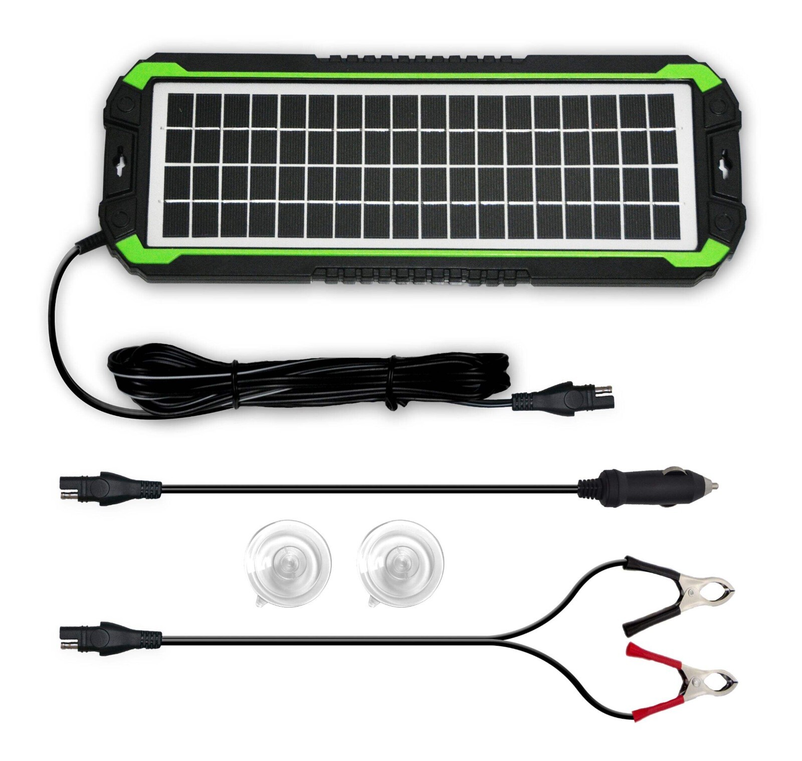 Noma 5 watt Solar Battery Trickle charger 12 Volt Free Shipping