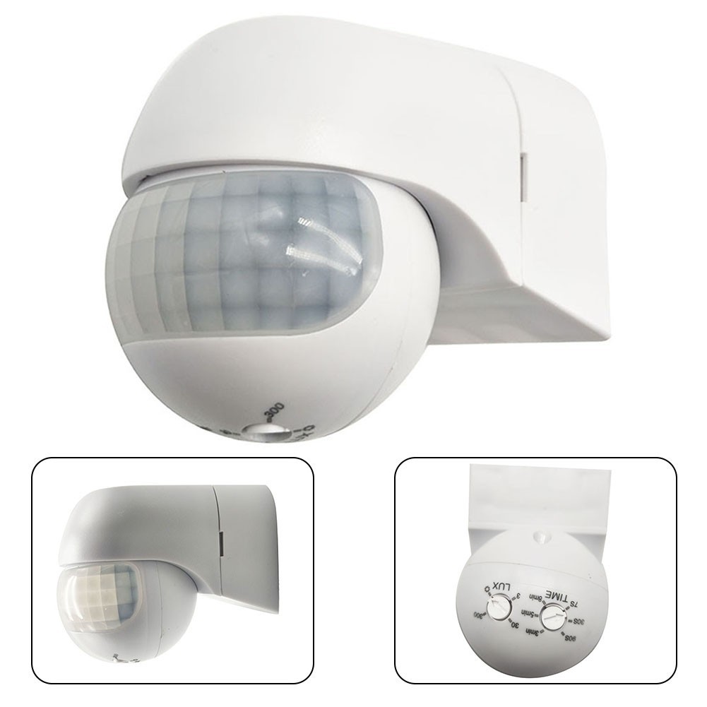 Brand New Motion Detector For Indoor And Outdoor IP44 Splash Proof Wall Mounting