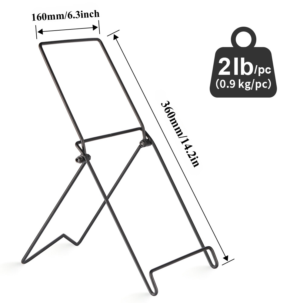 2PCS Solar Panel Stand Portable Folding Mounting Bracket Sturdy and Lightweight