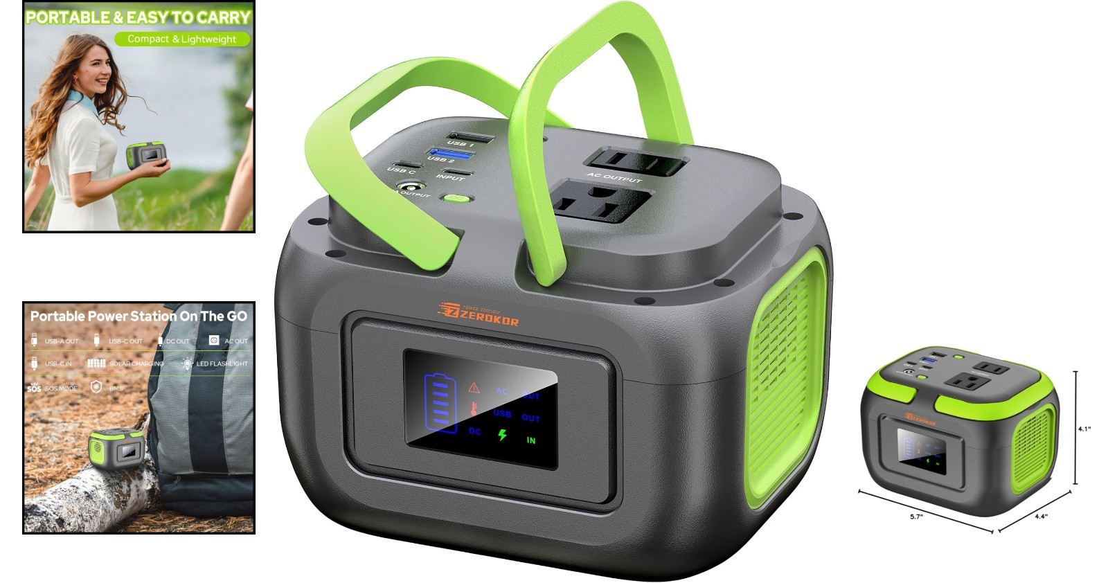 97.6Wh Backup Battery Power Bank – Ideal for Off-Grid Adventures and Emergencies