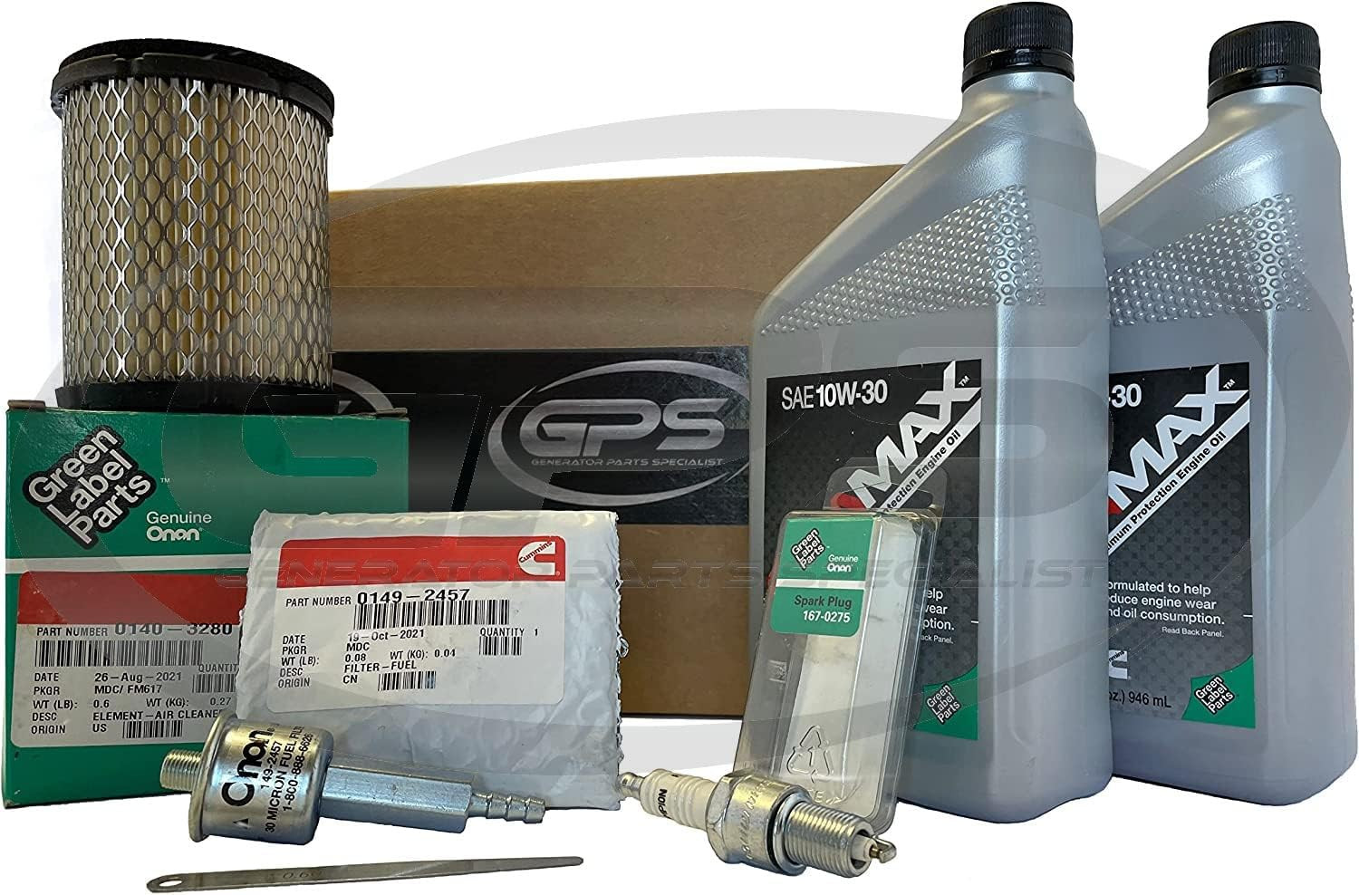 GENERATOR PARTS SPECIALIST Tune up Kit for Cummins Onan RV Generator Model KY 40