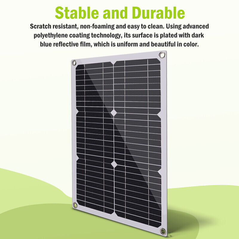 400 Watts Solar Panel Kit 100A 12V Battery Charger with Controller Caravan Boat