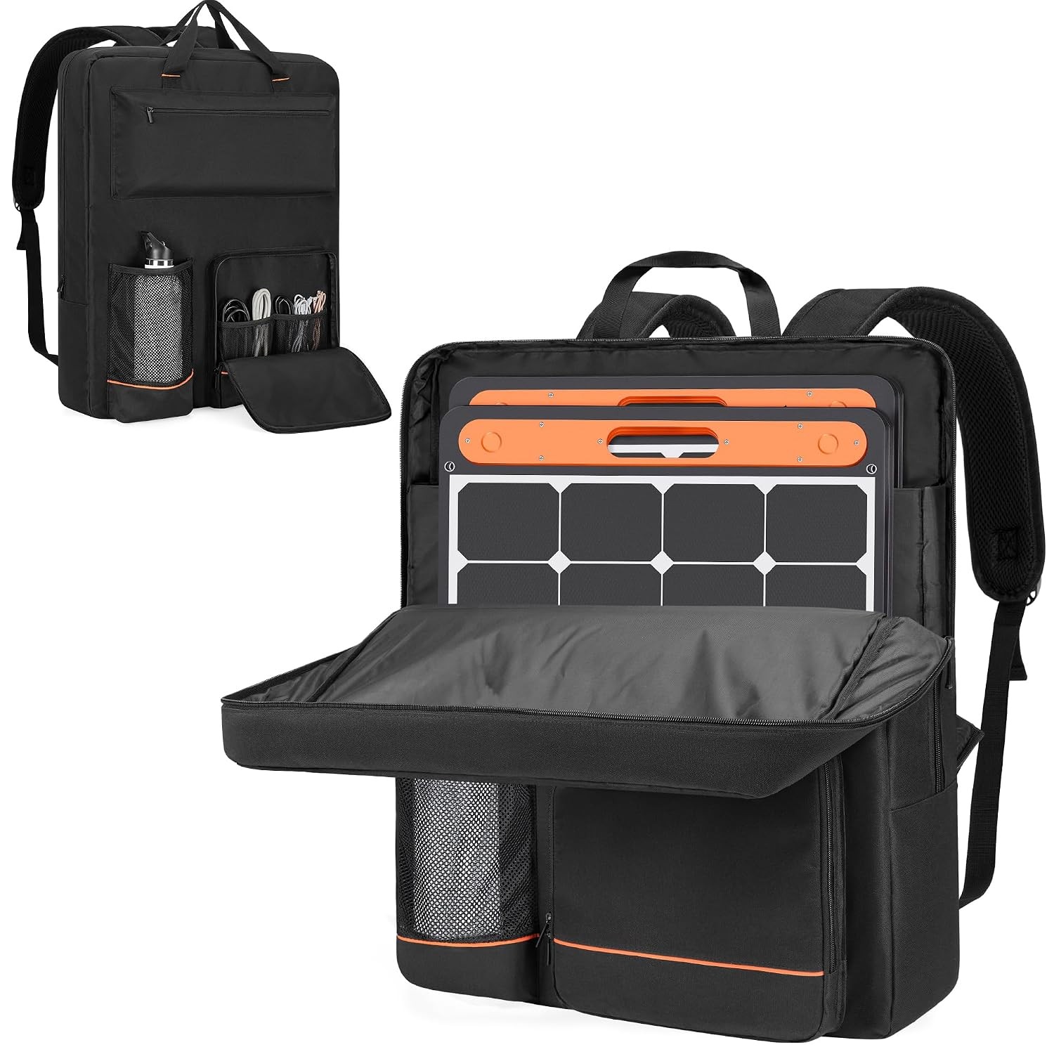 Solar Panel Storage Bag Compatible with Jackery SolarSaga 100W Travel Backpack