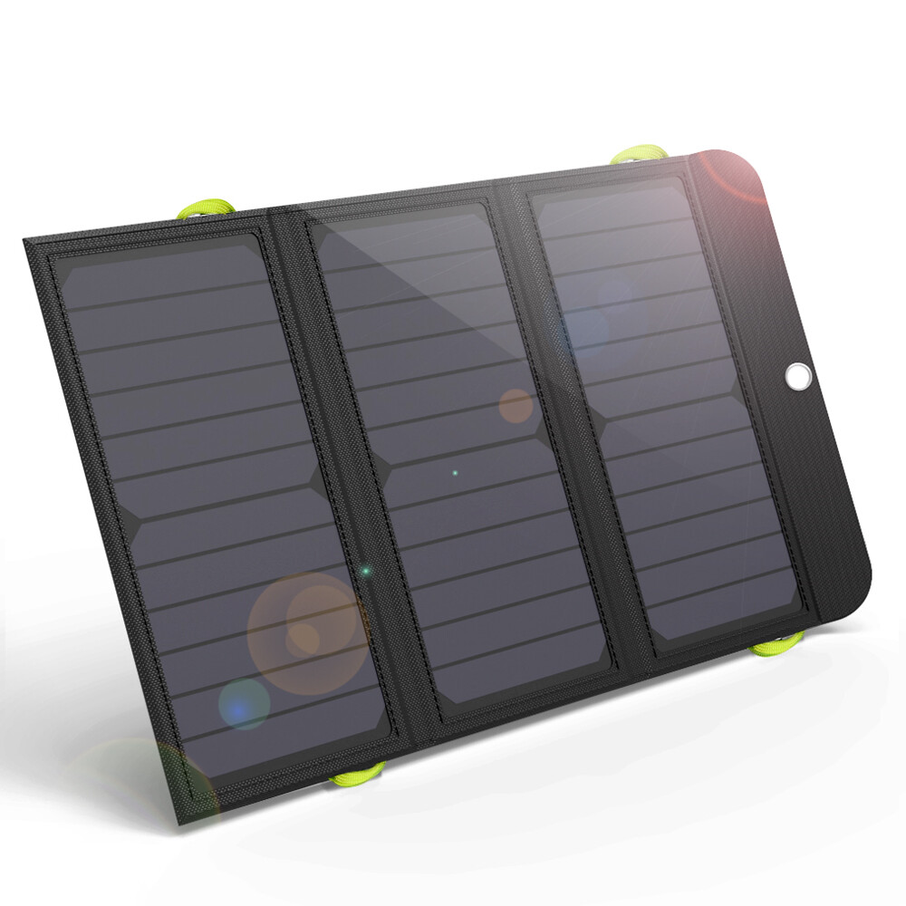 ALLPOWERS 5V 21W Foldable Solar Panel & 10000mAh Battery Outdoor Camping Hiking