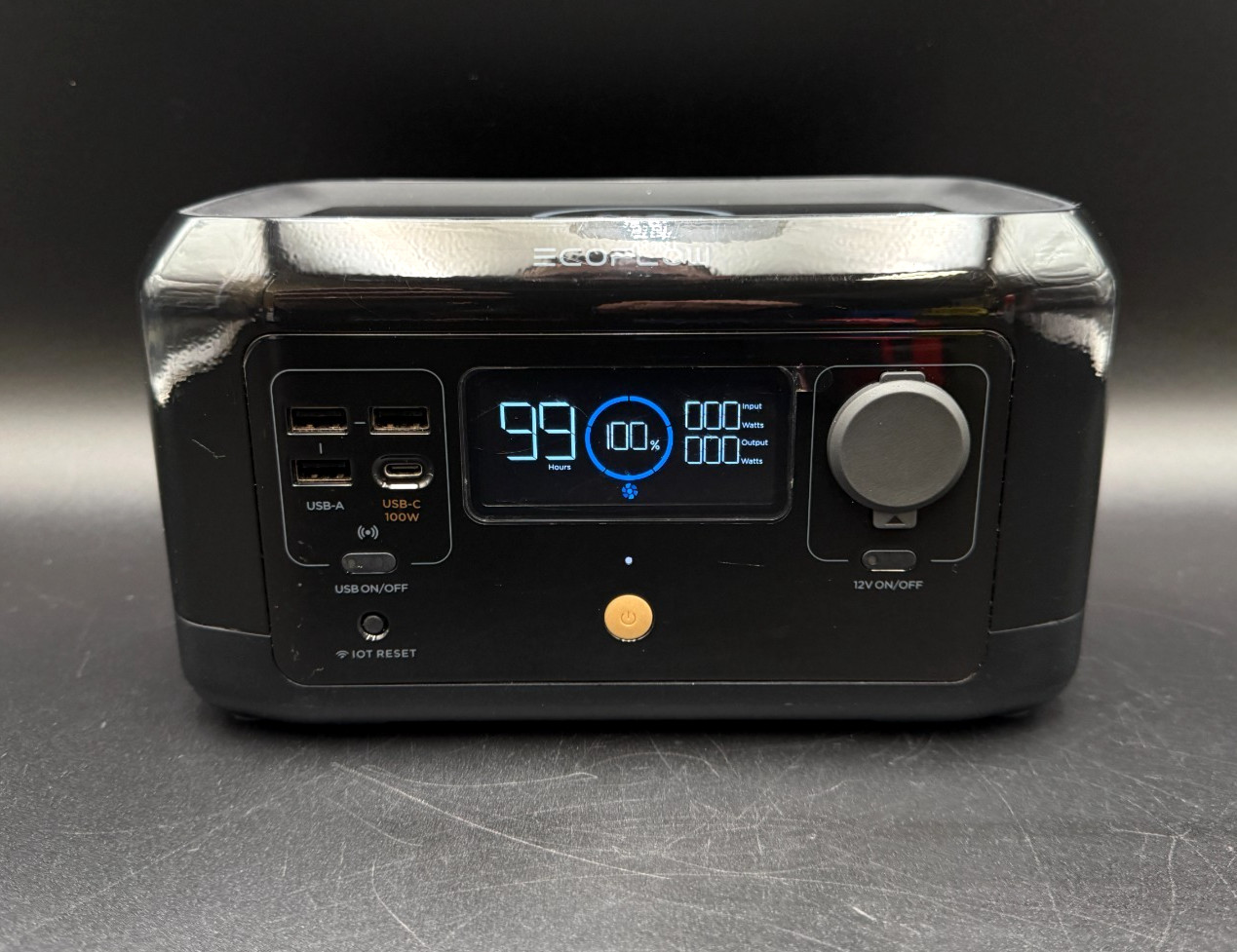 EcoFlow RIVER Mini EFR421 210Wh Portable Power Station 300W 600W Surge Used