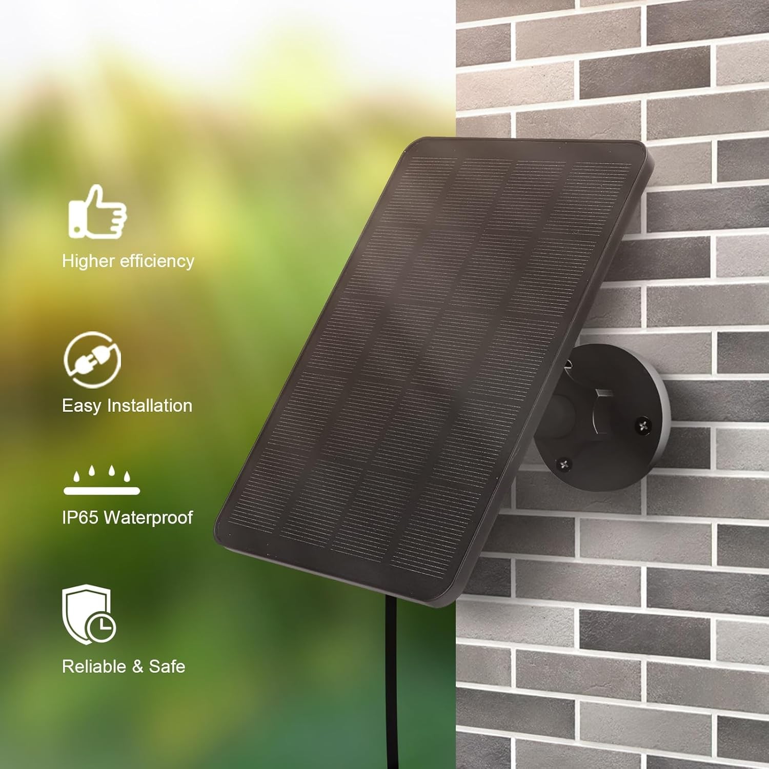 4W Solar Panel For Blink Outdoor 4, 4th Gen Camera Solar Panel With USB C Port