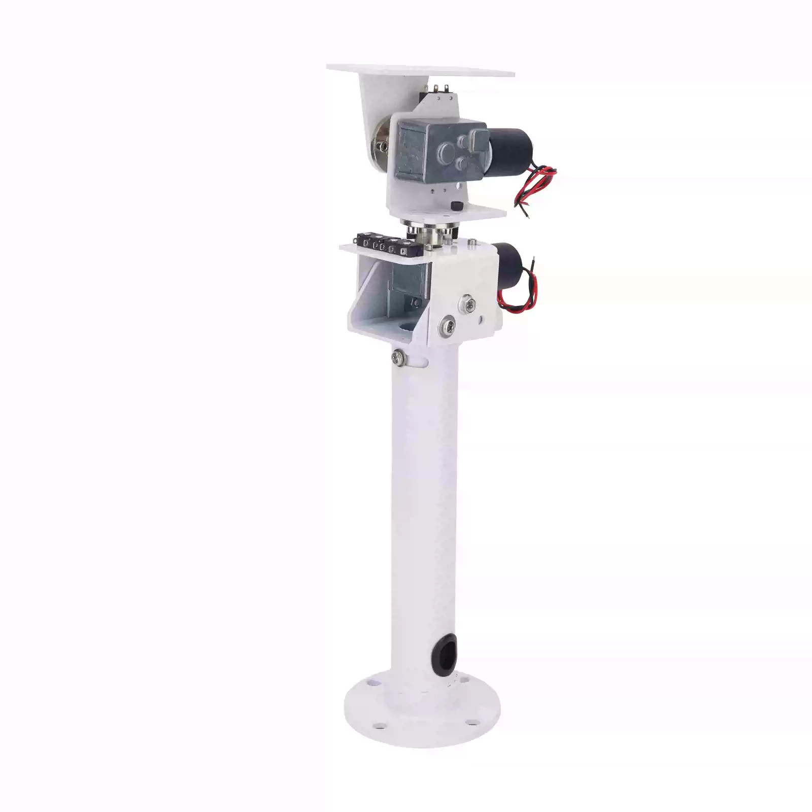 DC Dual-Axis Pan-Tilt Head Solar Tracking Surveillance All-Metal X-Axis Y-Axis