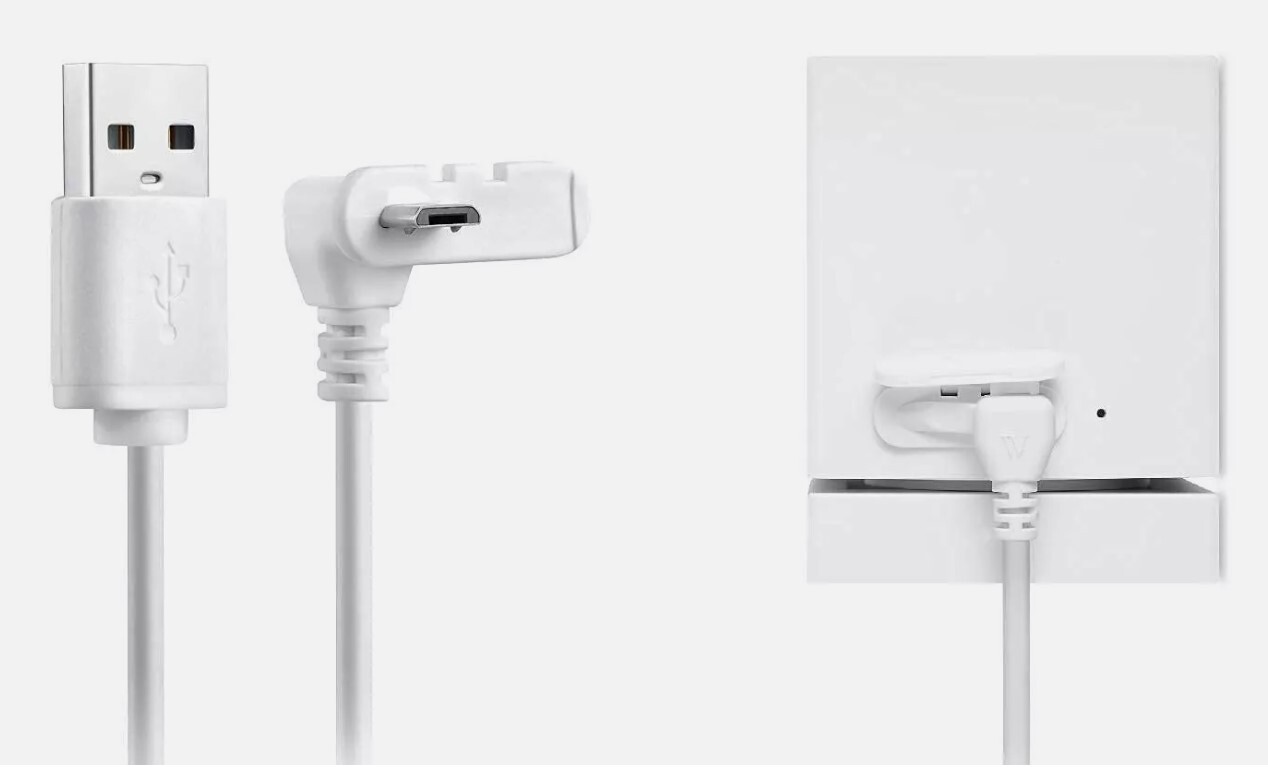 Wasserstein Solar Panel Compatible with Wyze Cam Outdoor – White