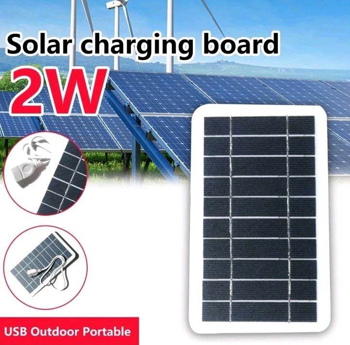 5V USB Solar Charging Board 400mA Solar Outdoor Cell Phone Mobile Power Charger