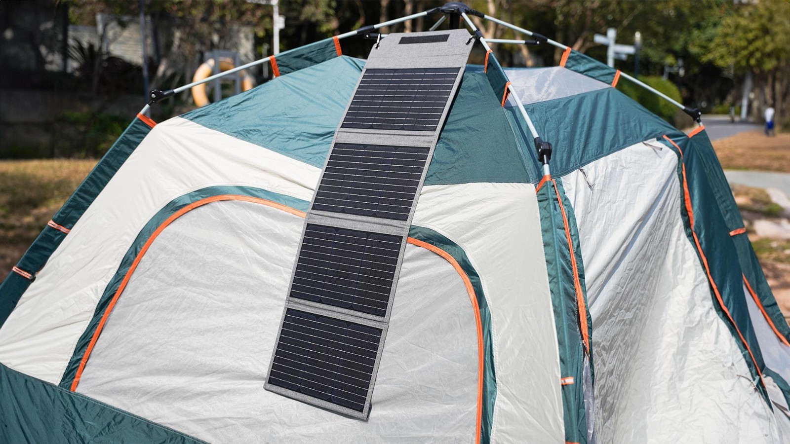 MHPOWOS USB Portable Solar Panel 40W Camping Backpacking Hiking Gear Equipment