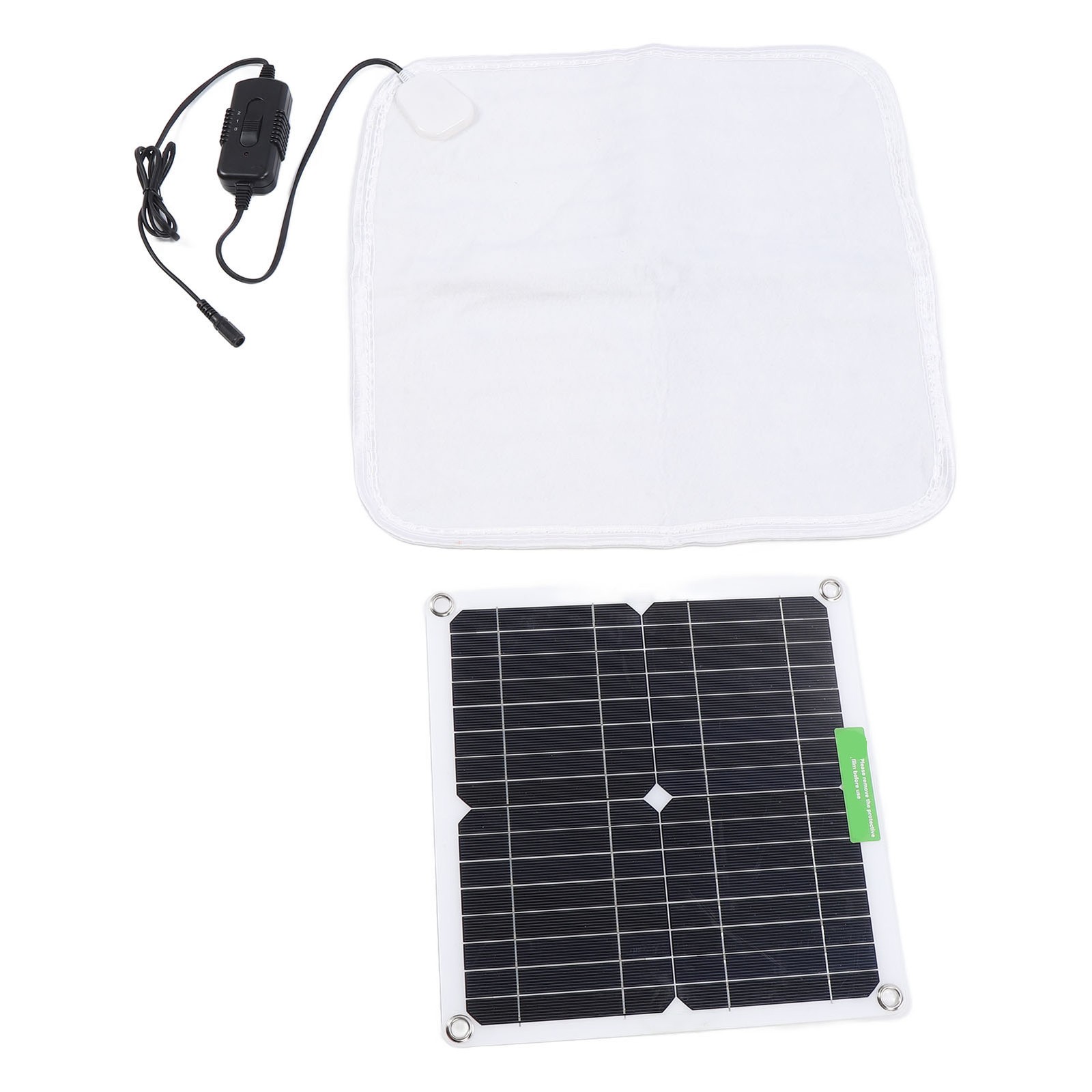 ­Solar Panel Heating Blanket 12V 50W Rapid Uniform Heating Soft Pet Heating Pad