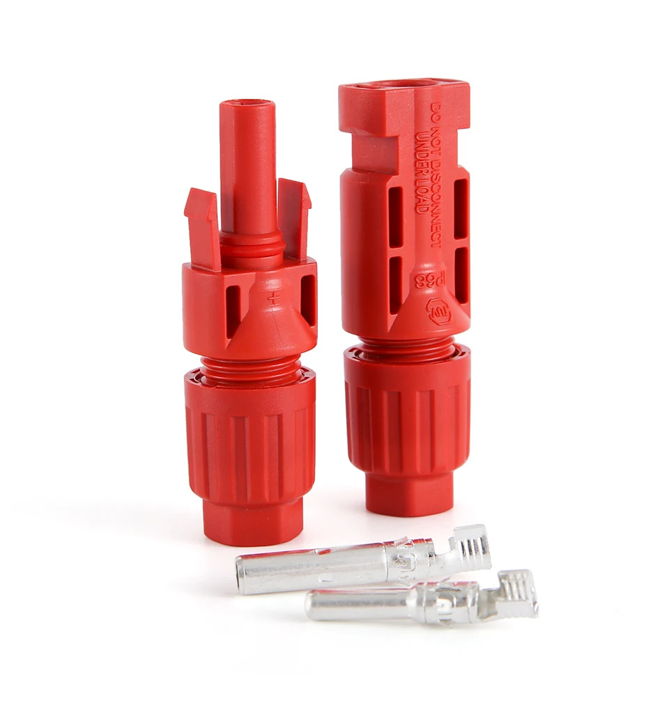 1 Pair PV Connector TUV Approved 1000V DC 35A Male Female For 2.5–6mm² Cable