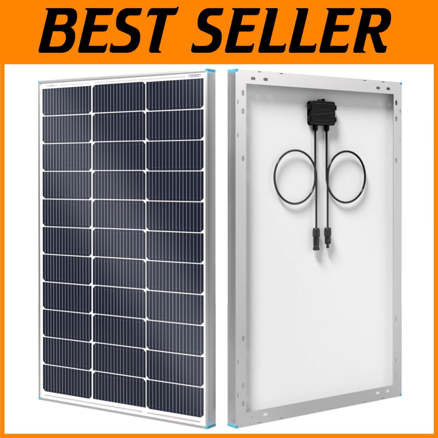 RNG-100D-SS 100W Monocrystalline Solar Panel 12V Charger