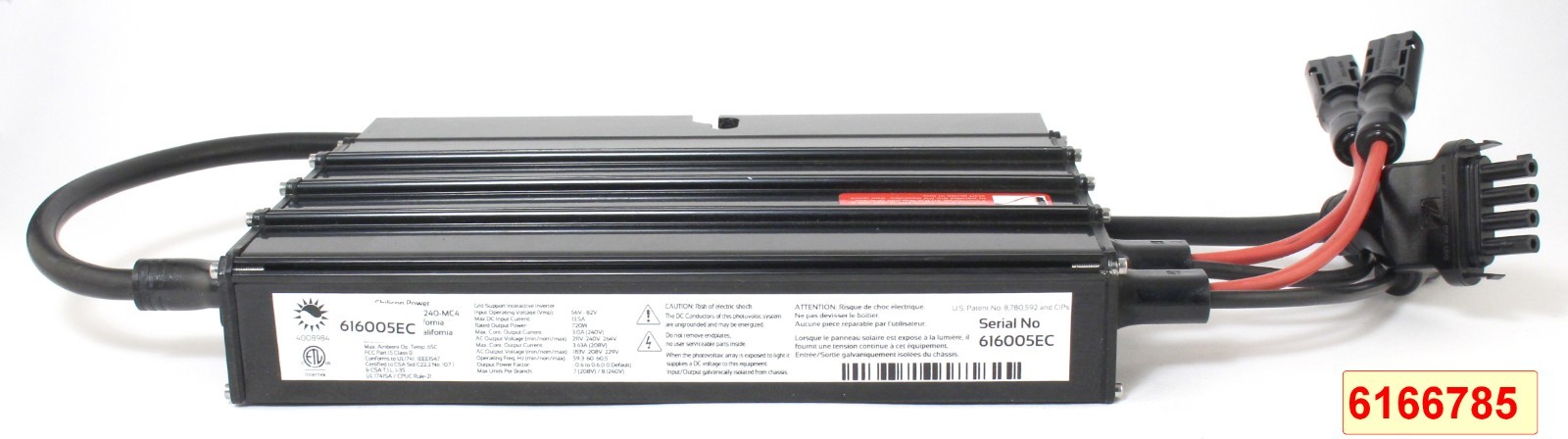 Open Box Chilicon Power CP-720-60-72-208/240-MC4 Solar Micro Inverter
