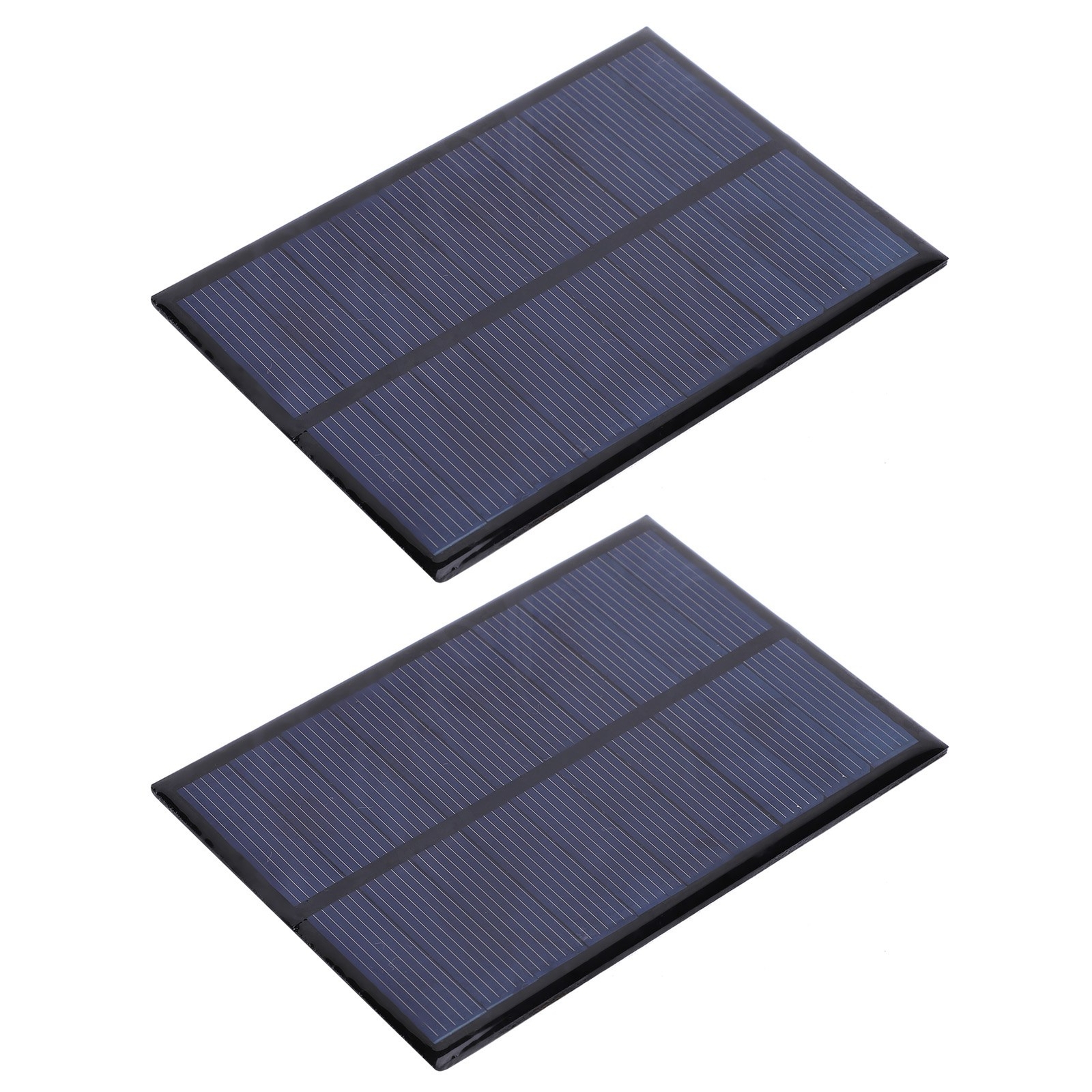 2Pcs Solar Panel Epoxy Power Module Battery Polysilicon Supplies 5V 500MA