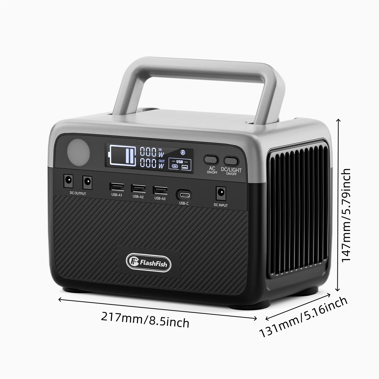 Flashfish 230Wh Solar Generator with Solar Panel Included Portable Power Station