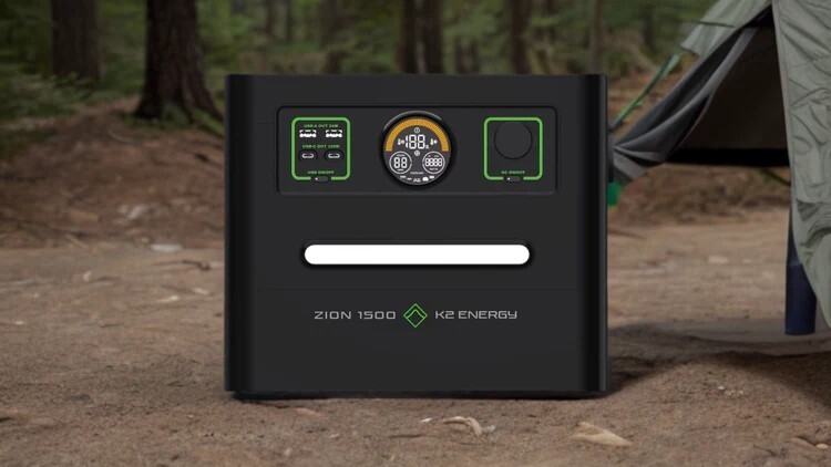 K2Energy 1500W Solar Panel Portable Power Station