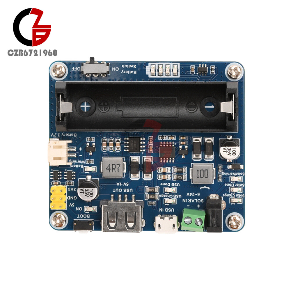 Power Manager Module for 6V~24V Solar Panel Support MPPT USB Battery Charging