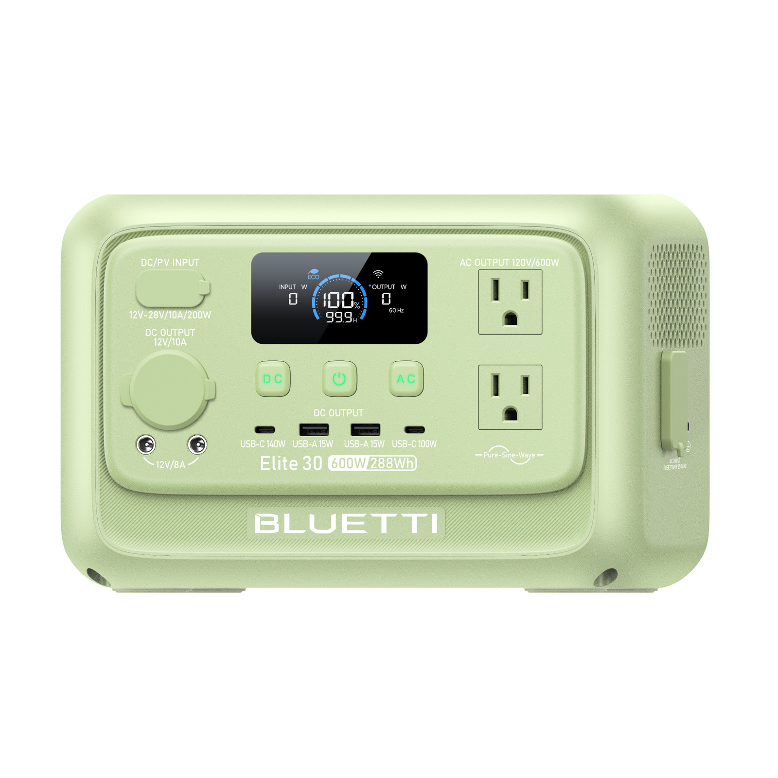 BLUETTI Elite 30 V2 288Wh 600W Portable Power Station Generator for Camping