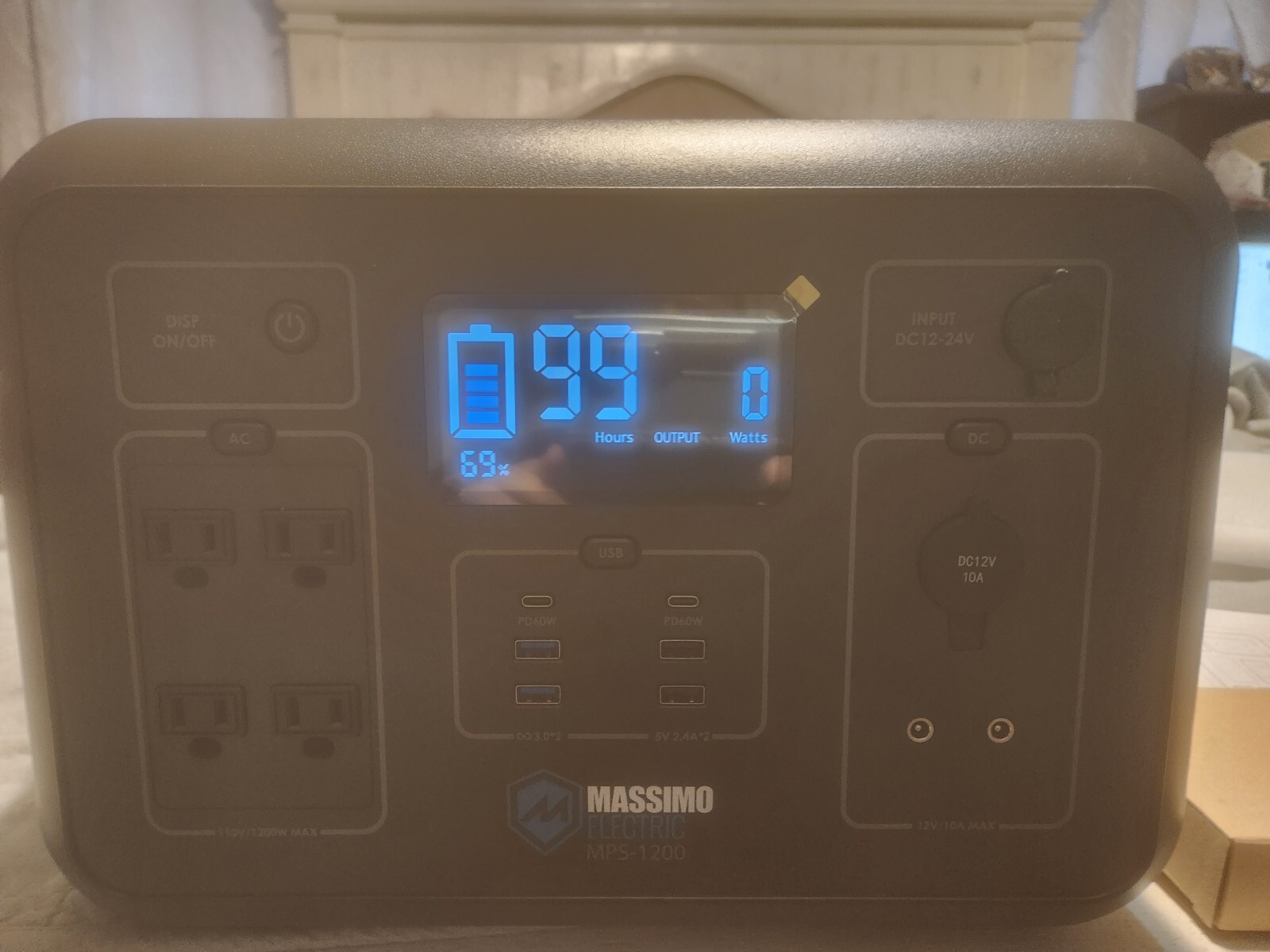 MASSIMO 1200W POWER STATION NIB Brand New in Box