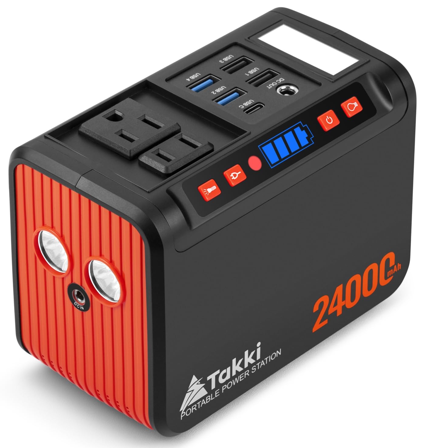 Takki 88.8Wh Portable Power Station Lithium Battery Small Generator Power Bank