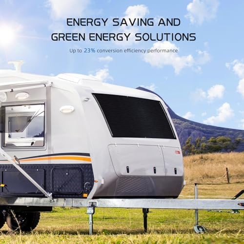 Flexible 300W Solar Panel Kit 2x150W Monocrystalline for RV Boat Van Cabin