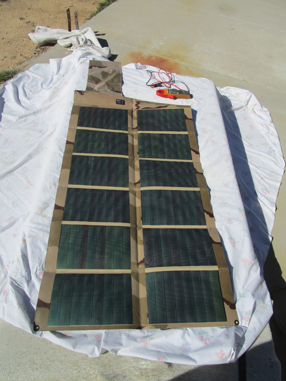 Iris Technology P3 Portable Folding Solar Panel Charger Military 60W 12V 18063